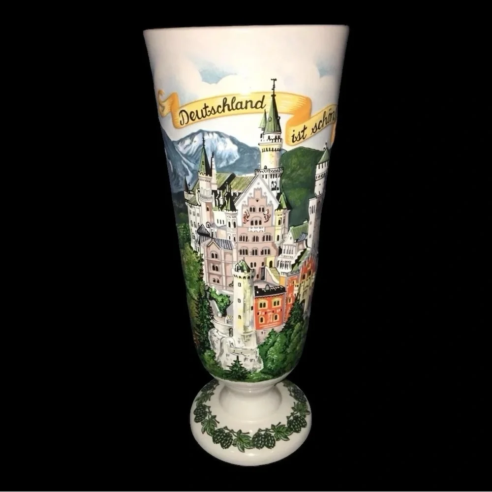 German Pilsner Erdinger Weissbrau Deutschland ist Schon Castle Stein